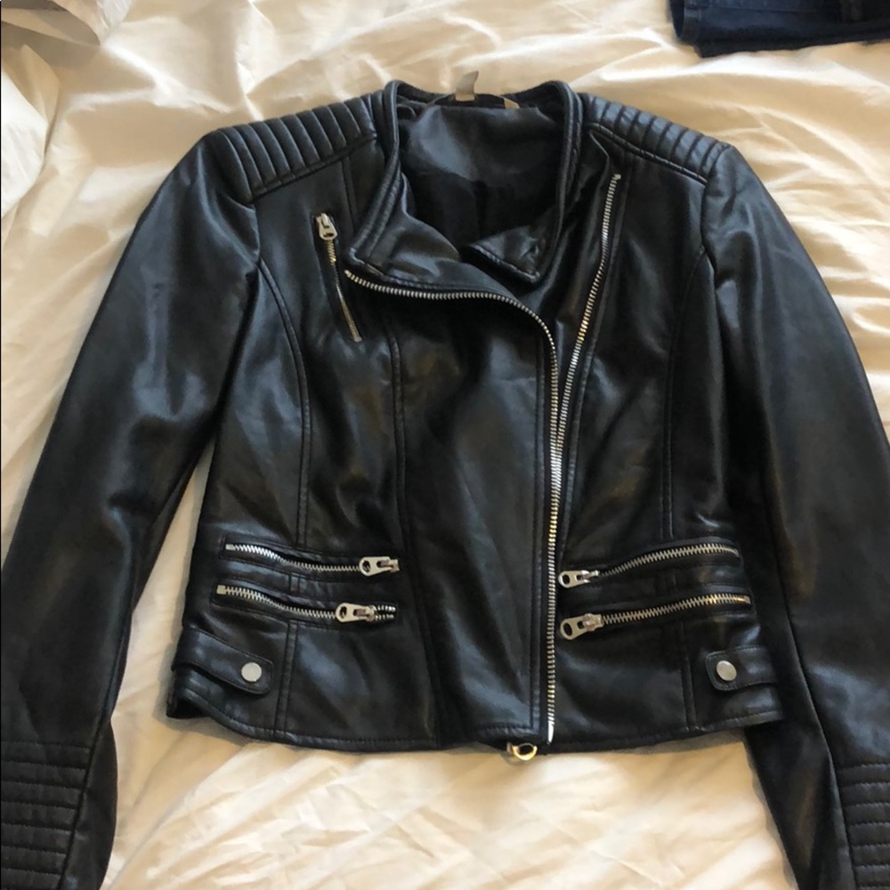 Zara Vegan Leather Jacket